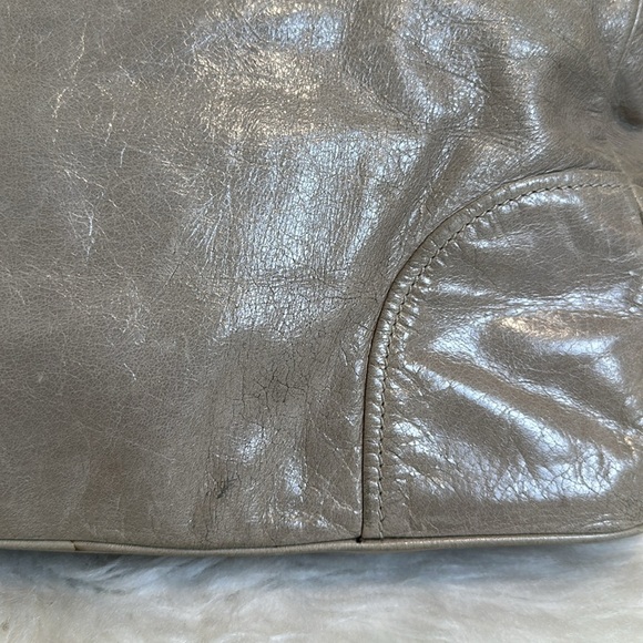 💯 Authentic Prada Gray Leather Tote Bag🍀 - Picture 11 of 13